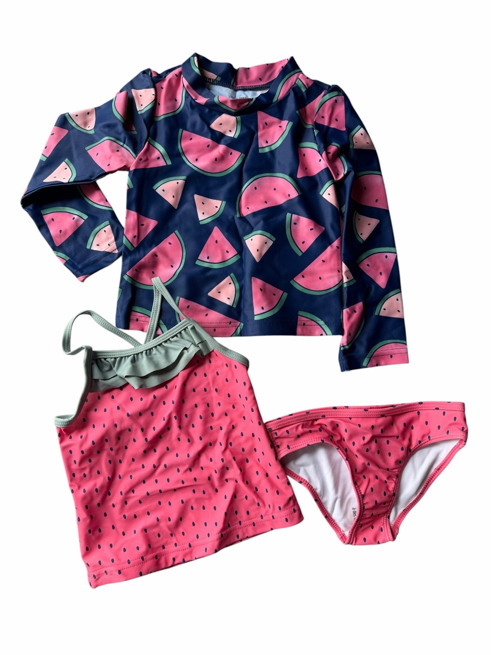 Simple Joys by Carter's Toddler Three Piece Swim Set Size 4T #260086